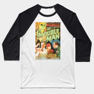 The Invisible Man Movie Poster Baseball T-Shirt